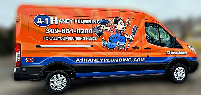 A1 Haney plumbing van wrap