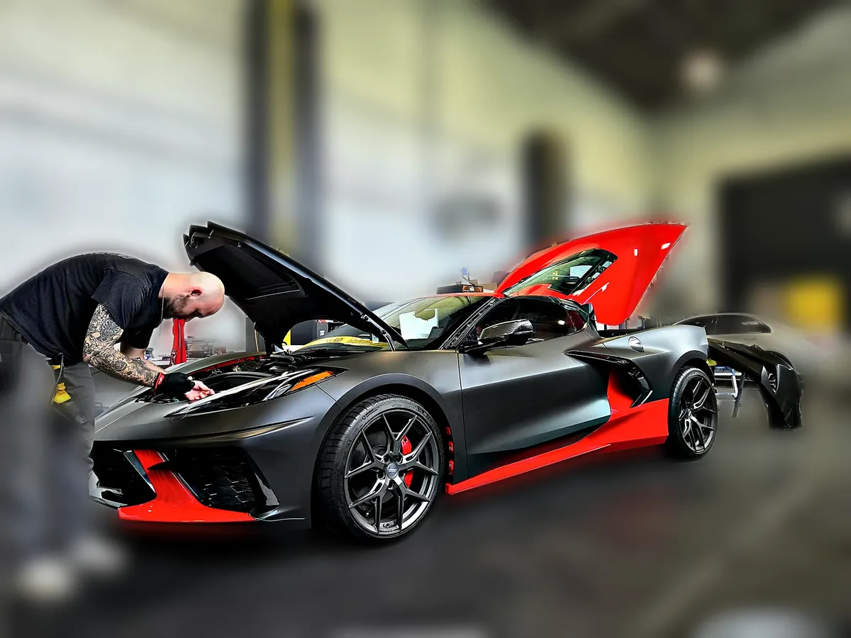 Color Change · C8 Corvette. Chicago Fleet Wraps