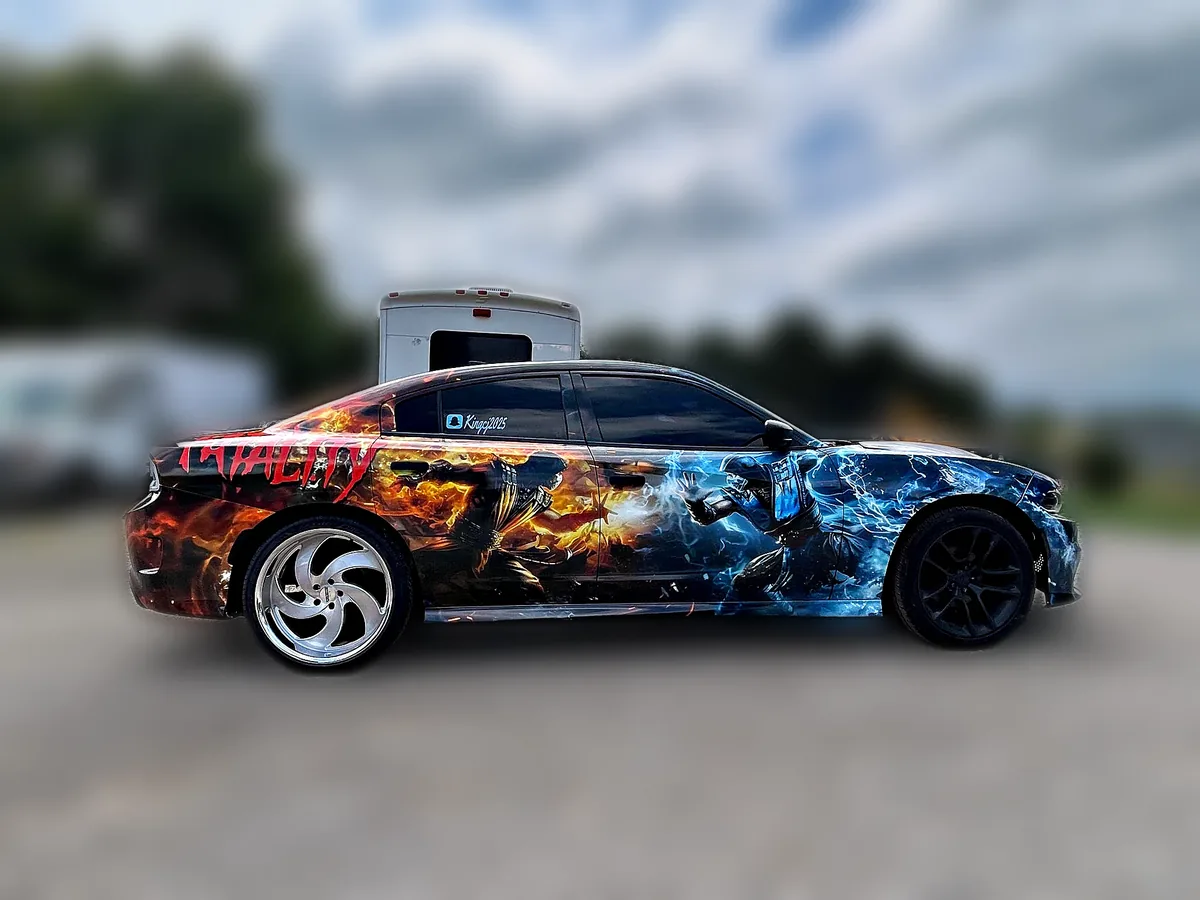 Custom Print · Dodge Charger. Chicago Fleet Wraps