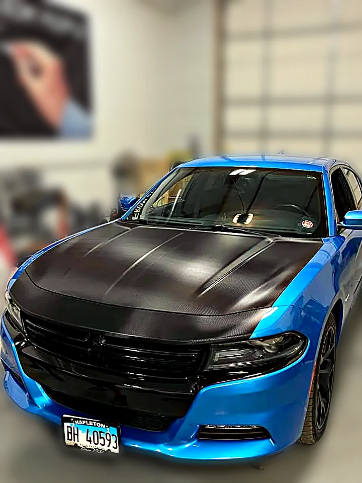 Blue · Dodge Car Wrap. Chicago Fleet Wraps