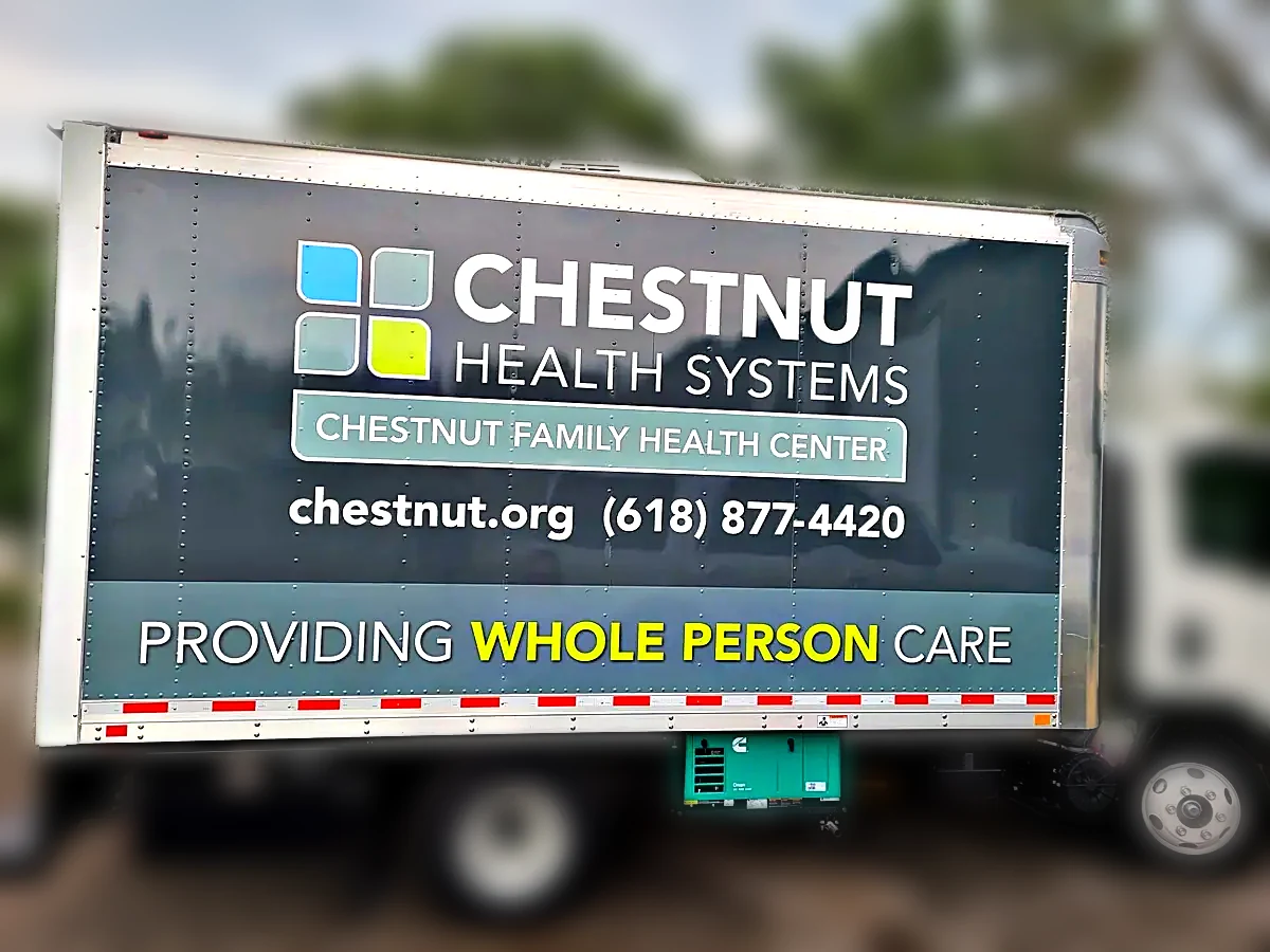 Chestnut Health · Box Truck. Chicago Fleet Wraps