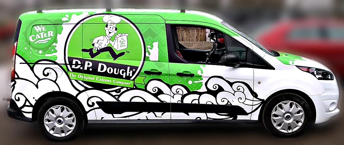 DP Dough · Delivery Van. Chicago Fleet Wraps