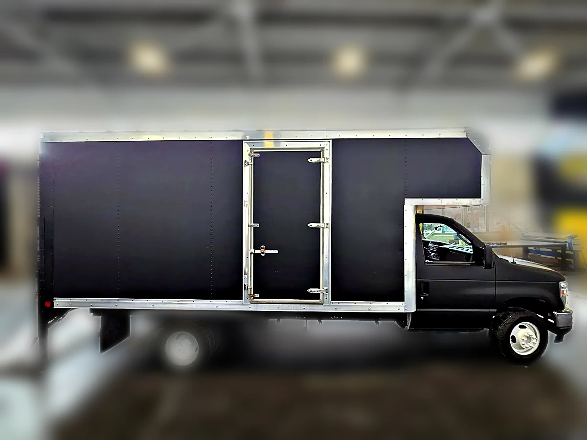 Matte Black · Box Truck. Chicago Fleet Wraps
