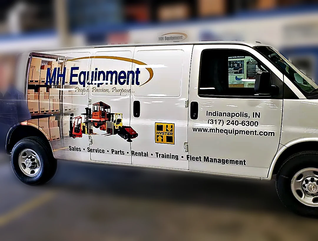 MH Equipment · Cargo Van. Chicago Fleet Wraps