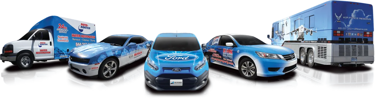 Chicago Multi Brand Multi Vehicle wrap by Chicago Fleet Wraps
