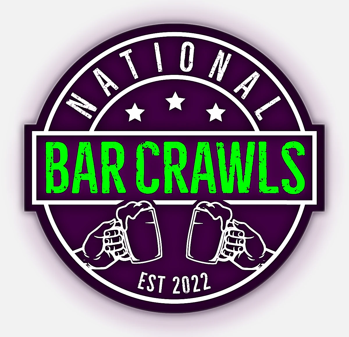 Chicago National Bar Crawls Decals Only wrap by Chicago Fleet Wraps