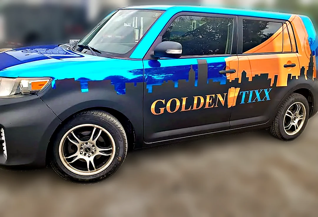 Golden Tixx · Car Wrap. Chicago Fleet Wraps