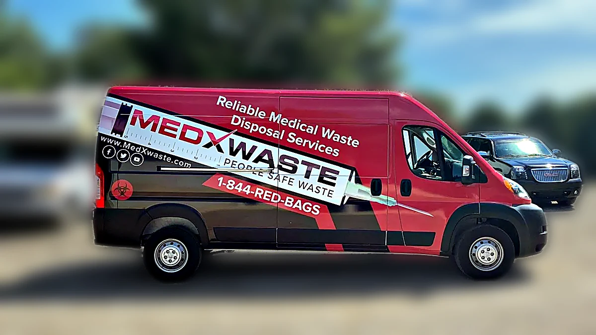 MedXWaste · Transit Van. Chicago Fleet Wraps