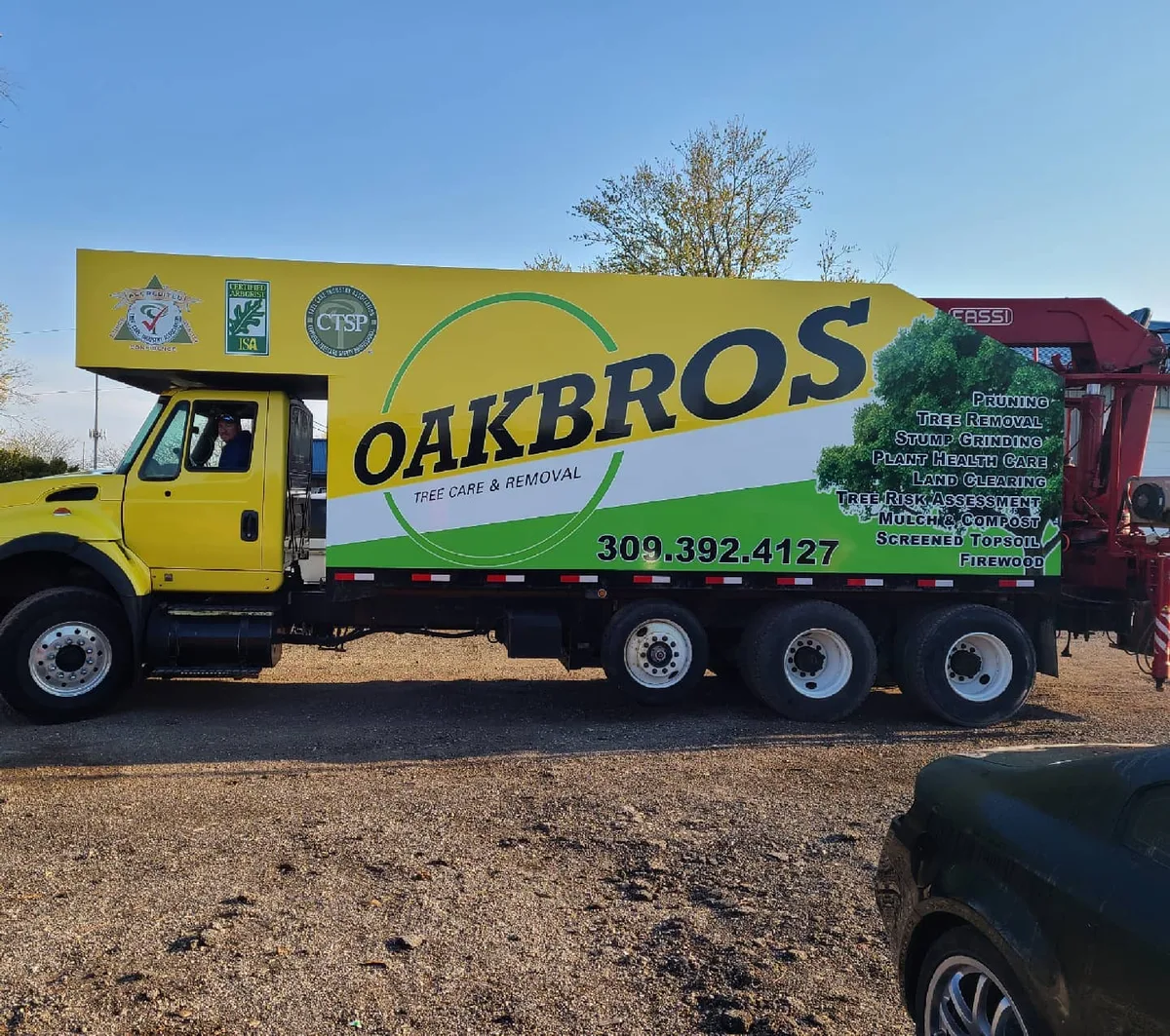 Oak Bros truck wrap by Chicago Fleet Wraps