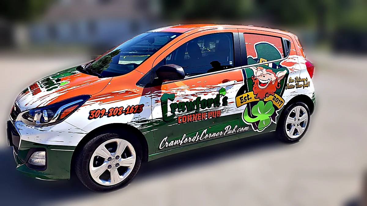 Crawfords Corner Pub · Car. Chicago Fleet Wraps